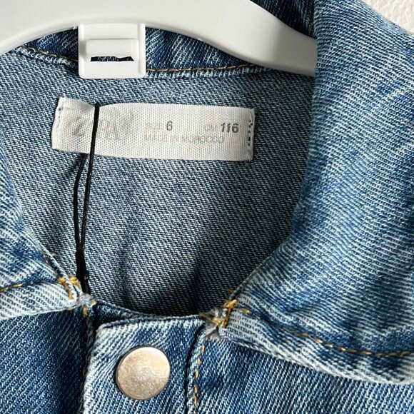 Kids Denim Jumpsuit - Picture 5 of 9